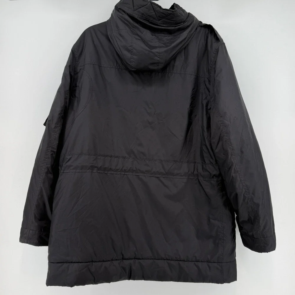 Polo Ralph Lauren Lotus Cars Patch Field Jacket Mens Large Black Hooded Parka